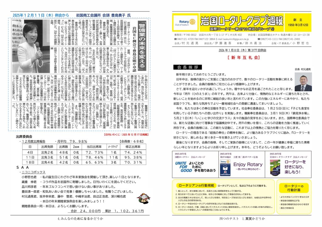 2026.1.8：第3177回例会のサムネイル